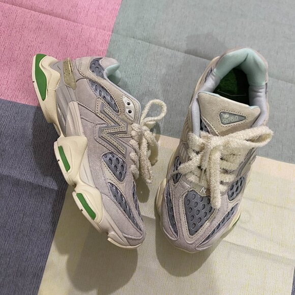 New Balance 9060 Men's Beige & Grey Sneakers - Picture 8 of 9